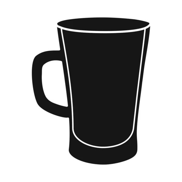 Elszigetelt tárgy csésze és gyümölcslé logó. A csésze és a cukorvektor készletre vonatkozó grafikai ikonja. — Stock Vector