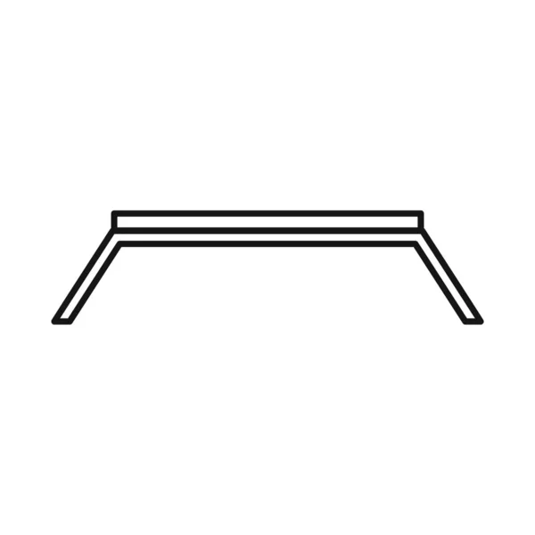Conception vectorielle de banc et de symbole de meubles. Élément Web de banc et symbole de stock assis pour la toile . — Image vectorielle