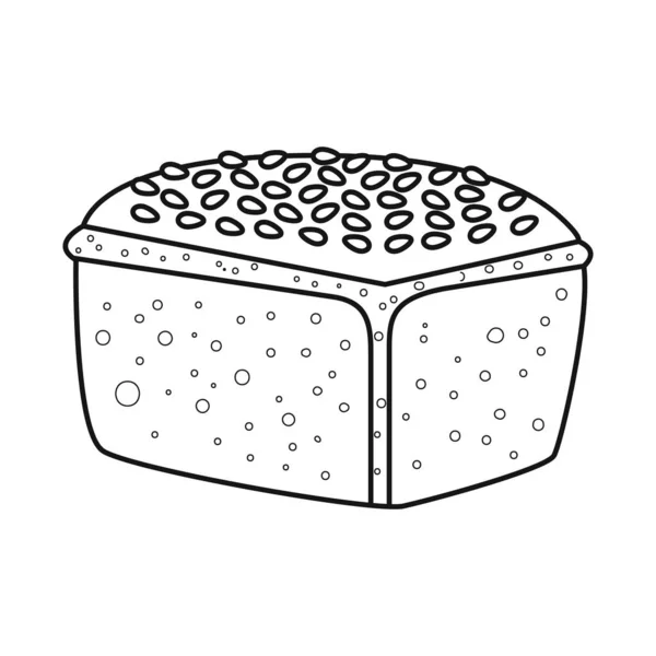 Διανυσματικός σχεδιασμός του λογότυπου ψωμιού και φρατζών. Σύνολο από ψωμί και κουλούρι σύμβολο αποθέματος για το web. — Διανυσματικό Αρχείο