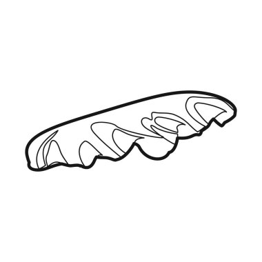 Marul ve yaprak sembolünün vektör çizimi. Ağ için marul ve yeşil borsa sembolü grafiği.