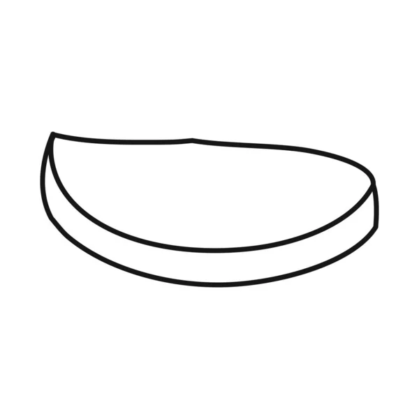 Векторная иллюстрация булочки и символа хлеба. Графика булочки и иконки вектора пшеницы на складе . — стоковый вектор