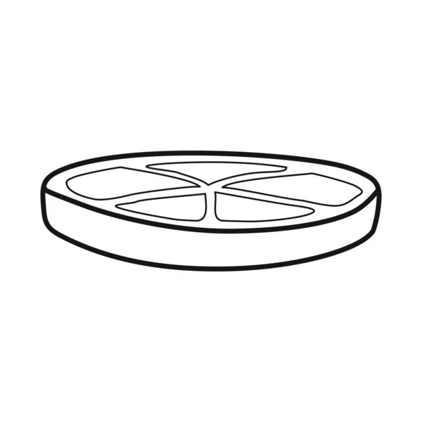 Projeto vetorial do logotipo de tomate e fatia. Elemento Web de tomate e ícone de vetor de corte para estoque . — Vetor de Stock