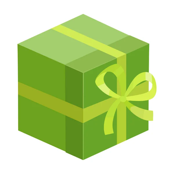 Icône vectorielle Giftbox Icône vectorielle de bande dessinée isolée sur fond blanc giftbox . — Image vectorielle