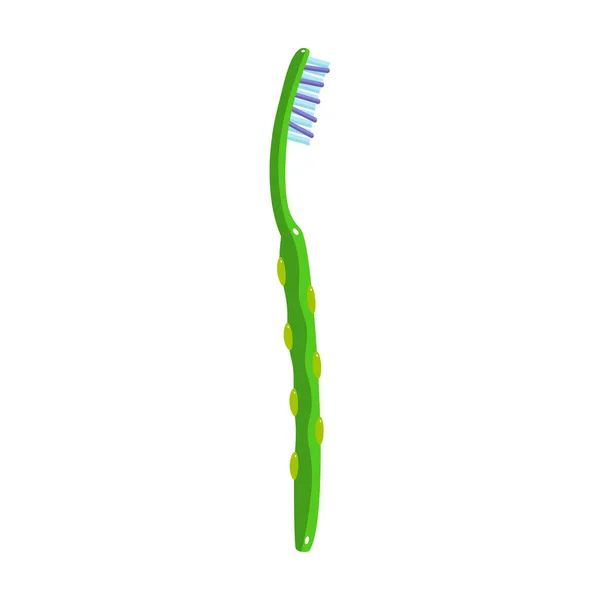 ( 영어 ) teeth bruse vector icon.cartoon vector icon isolated on white background teeth brush . — 스톡 벡터