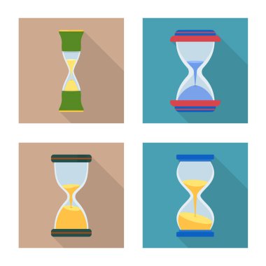 Sayma ve enstrüman işaretlerinin vektör tasarımı. Stok için sayma ve damlatan vektör simgesi koleksiyonu.