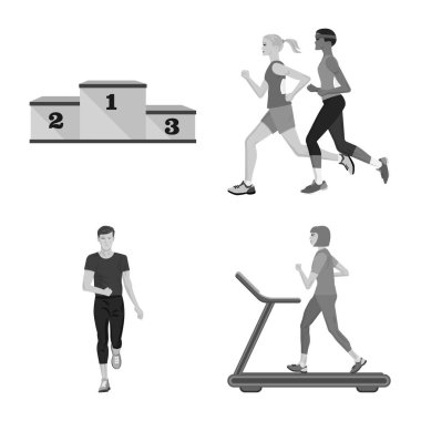 Başarının ve maraton ikonunun temsilcisi. Başarı koleksiyonu ve ağ için hisse senedi sembolü.