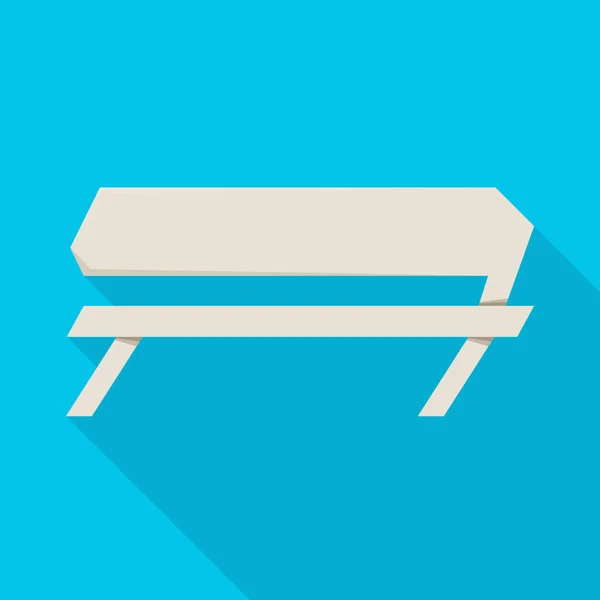 Diseño vectorial de banco y mueble icono. Elemento web del banco y el icono de vector sentado para Stock . — Vector de stock