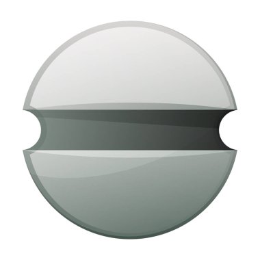 Perçin cıvata vektör simgesi. Çizgi film vektör simgesi beyaz arka plan perçin cıvatasında izole edilmiş..