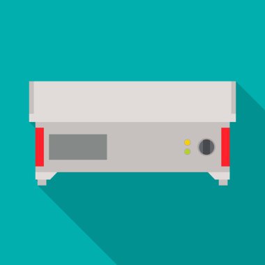 Soba ve fırın ikonunun vektör çizimi. Ağ için fırın ve fırın sembolü web ögesi.