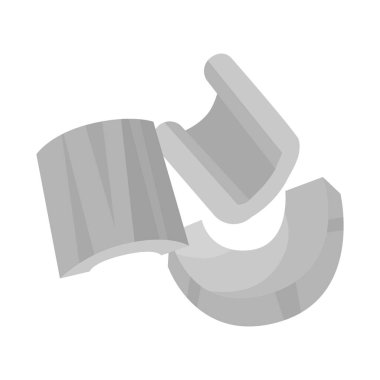 Sopa ve kereviz ikonunun vektör çizimi. Dal ve sap vektör çizelgesinin grafiği.