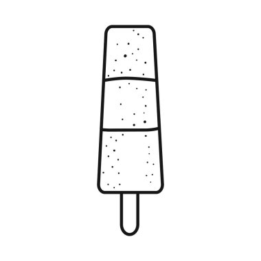 Lolipop ve çubuk ikonunun vektör çizimi. Lolipop ve Rainbow stok vektör illüstrasyonunun web ögesi.