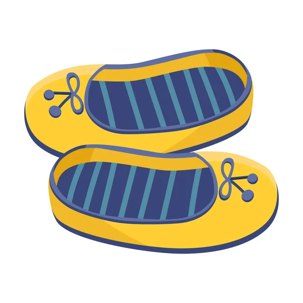 Icono de vector de calzado icon.Cartoon aislado en zapato de fondo blanco . — Archivo Imágenes Vectoriales