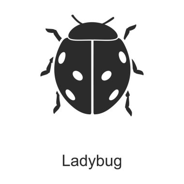 Böcek kadın vektör simgesi. Siyah vektör simgesi beyaz arkaplan böceği bayanda izole edildi.