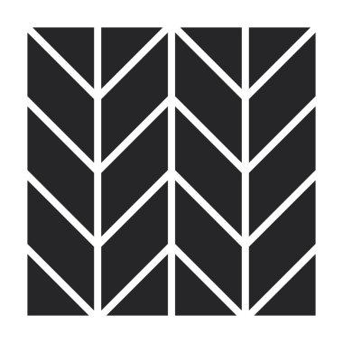 Parke kat vektör simgesi. Siyah vektör simgesi beyaz parke zemin üzerinde izole edildi.