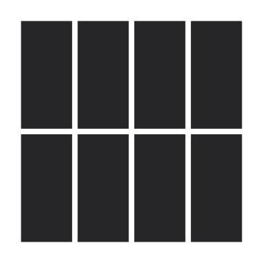 Parke kat vektör simgesi. Siyah vektör simgesi beyaz parke zemin üzerinde izole edildi.