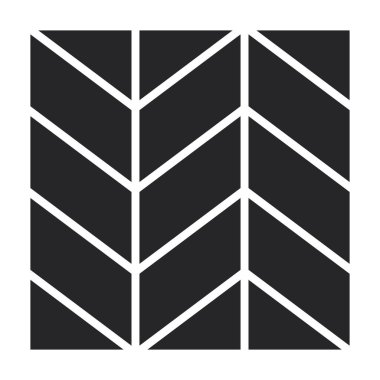 Parke kat vektör simgesi. Siyah vektör simgesi beyaz parke zemin üzerinde izole edildi.