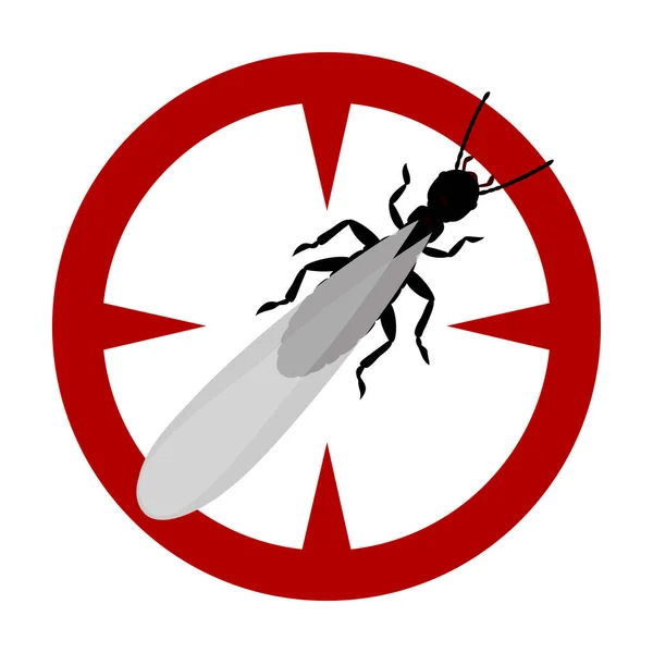 Alates termita vector icon.Cartoon icono del vector aislado sobre fondo blanco alía termitas  . — Vector de stock