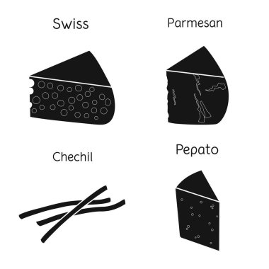 Kahvaltı ve atıştırmalık sembolünün vektör çizimi. Stok için kahvaltı ve gıda vektör simgesi web ögesi.