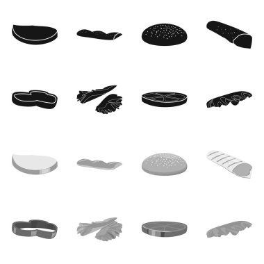 Akşam yemeğinin vektör tasarımı ve hızlı logo. Yemek takımı ve stok için lezzetli vektör simgesi.