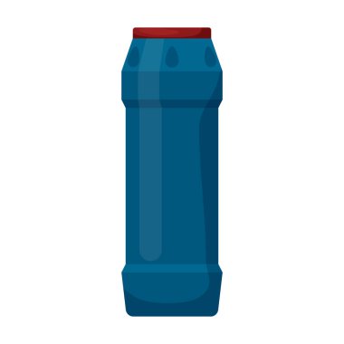 Deterjan vektör simgesi. Beyaz arkaplan deterjanı üzerinde izole edilmiş çizgi film vektör simgesi.