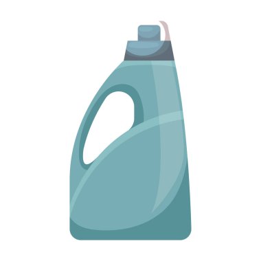 Deterjan vektör simgesi. Beyaz arkaplan deterjanı üzerinde izole edilmiş çizgi film vektör simgesi.