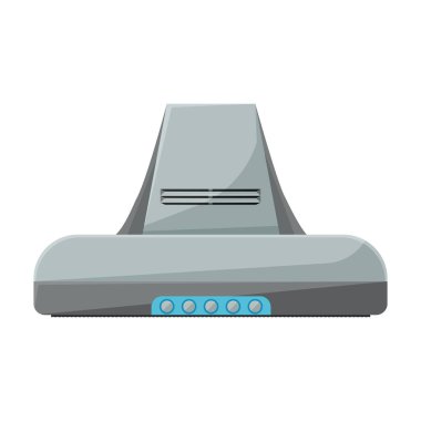 Fan vektör simgesi. Beyaz arkaplan vantilatöründe karikatür vektör simgesi izole edildi.