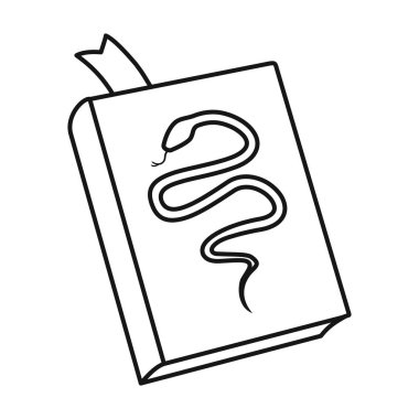 Kitap vektörü simgesi. Satır vektörü simgesi beyaz arkaplan kitabında izole edildi .