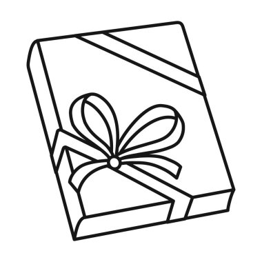 Kitap vektörü simgesi. Satır vektörü simgesi beyaz arkaplan kitabında izole edildi .