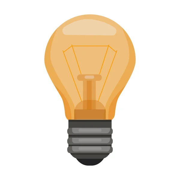 Ícone do vetor da lâmpada Iight icon.Cartoon vetor isolado na lâmpada de fundo branco . — Vetor de Stock