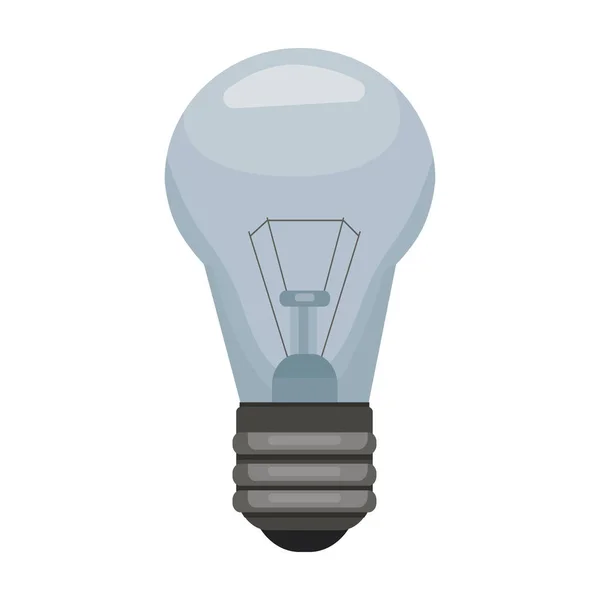 Icono de vector de lámpara eléctrica. Icono de vector de dibujos animados aislado en la lámpara eléctrica de fondo blanco . — Archivo Imágenes Vectoriales