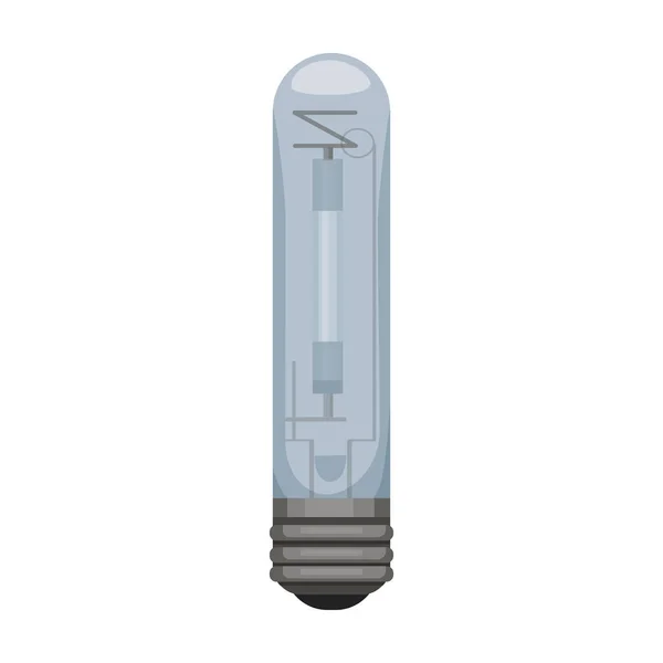 Icona vettore lampadina Iight icon.Cartoon vettoriale isolato su lampadina di sfondo bianco . — Vettoriale Stock