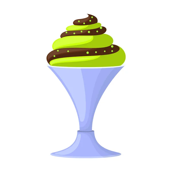 Icona vettoriale del gelato icon.Cartoon vettoriale isolato su sfondo bianco gelato . — Vettoriale Stock