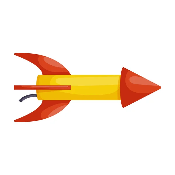 Feuerwerkskörper Vektor icon.cartoon Vektor-Symbol isoliert auf weißem Hintergrund Feuerwerkskörper . — Stockvektor