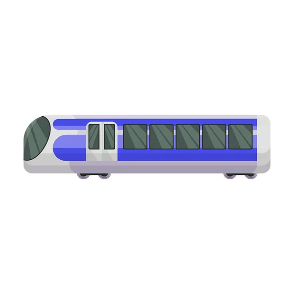 Tren de metro vector icon.Cartoon icono vectorial aislado en el tren de fondo blanco de metro  . — Archivo Imágenes Vectoriales