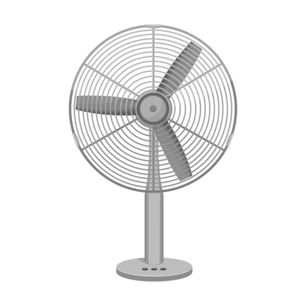 Icône de vecteur de ventilateur électrique.Icône de vecteur de bande dessinée isolée sur fond blanc ventilateur électrique  . — Image vectorielle