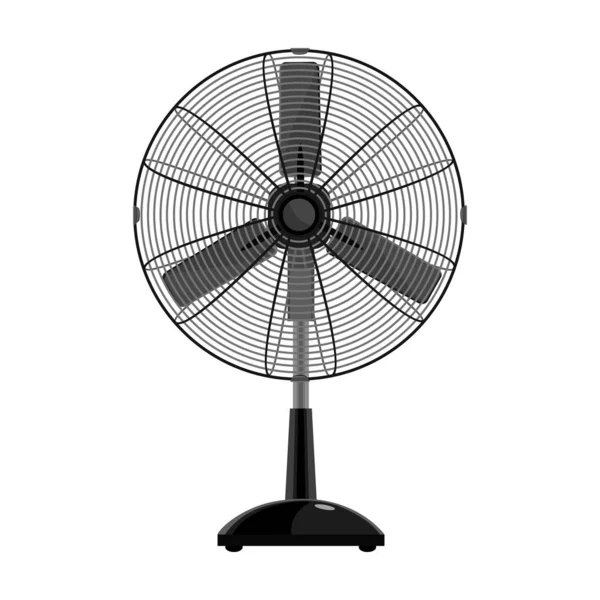 Fan vector icon.Cartoon vector pictogram geïsoleerd op witte achtergrond ventilator . — Stockvector