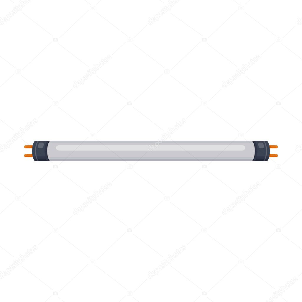 Electric lamp vector icon.Cartoon vector logo isolated on white background electric lamp.