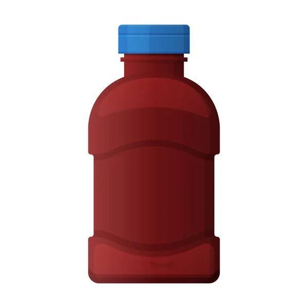 Icône vectorielle Ketchup Icône vectorielle réaliste isolée sur fond blanc ketchup . — Image vectorielle