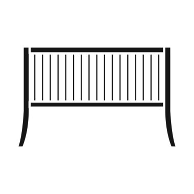 Kürsü ve mobilya tabelalarının vektör tasarımı. Ağ için bank ve koltuk simgesi web ögesi.