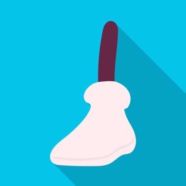 Ayak ve bacak işaretinin vektör çizimi. Ağ için ağ ögesi ve jest sembolü.