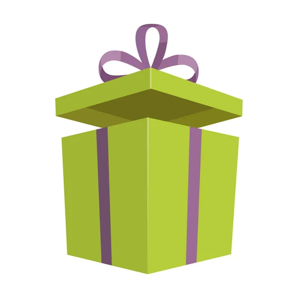 Noël de boîte cadeau vecteur icon.Cartoon icône vectorielle isolé sur fond blanc Noël de boîte cadeau . — Image vectorielle