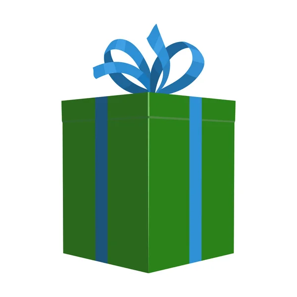 Boîte cadeau vecteur icon.Cartoon icône vectorielle isolé sur fond blanc boîte cadeau  . — Image vectorielle