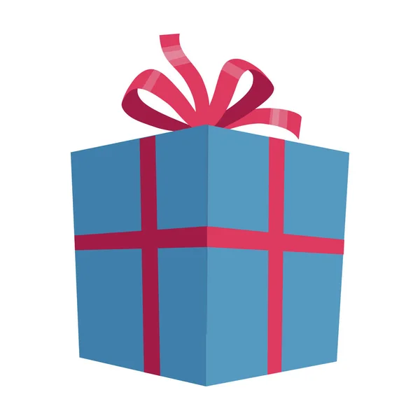Hediye kutusu ikonu Noel 'i. Karikatür vektör simgesi hediye kutusunun beyaz arka planında izole edilmiş.. — Stok Vektör