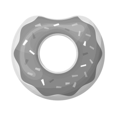 Can simidi ve can yeleği işaretinin vektör çizimi. Can simidinin web ögesi ve şişirilebilir hisse senedi çizimi.