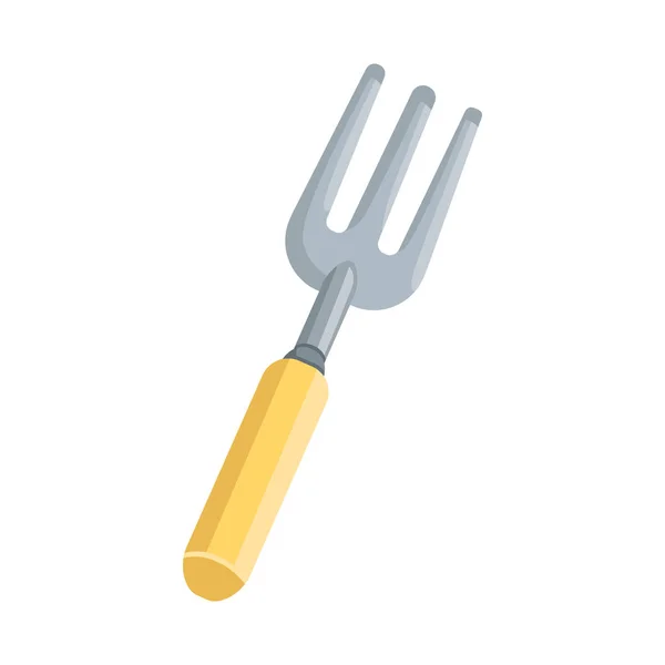 Vektor design av högaffel och gaffel ikon. Webb inslag av högaffel och jordbrukslager vektor illustration. — Stock vektor