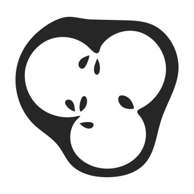 Biber vektör simgesi. Siyah vektör simgesi beyaz arkaplan biberinde izole edildi .