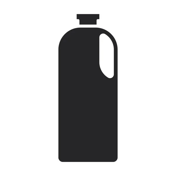 Detergent vector icon.Black vector pictogram geïsoleerd op witte achtergrond detergent. — Stockvector