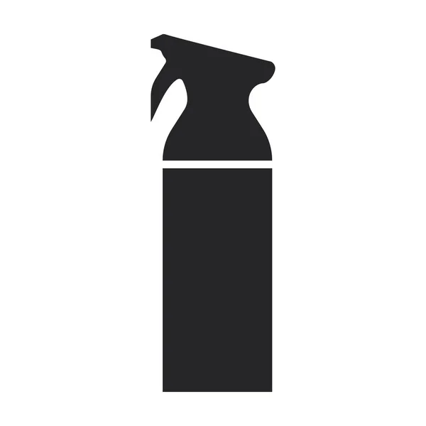 Schoon product vector icon.Black vector pictogram geïsoleerd op witte achtergrond schoon product. — Stockvector