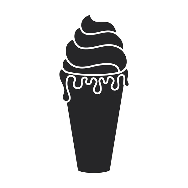 Ikona vektoru zmrzliny.Černá vektorová ikona izolované na bílém pozadí zmrzliny . — Stockový vektor