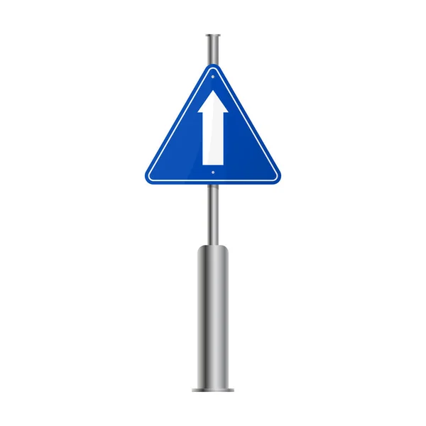 Street arrow vector icon.Cartoon vector icon street arrow isolato su sfondo bianco  . — Vettoriale Stock